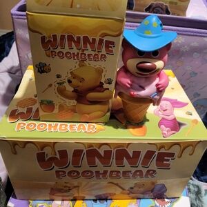 Winnie the Pooh Bear Figurine with Ice Cream